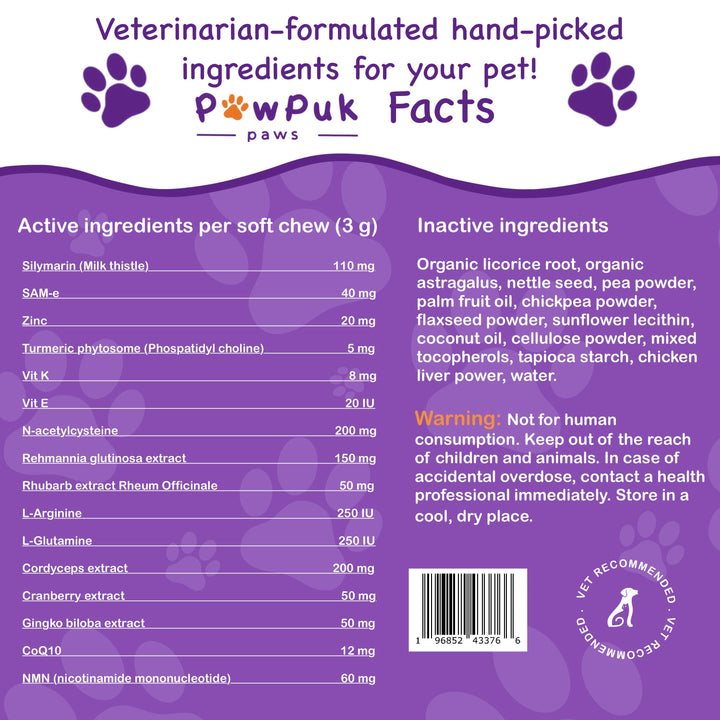 Liver and Kidney Supplement for Dogs